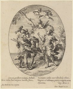 ظهور الزهرة على أخيل بواسطة Pietro Rotari after Antonio Balestra