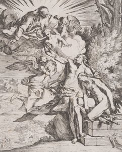 تضحية إسحاق من قبل أبيه إبراهيم ، كاليفورنيا. 1640-42.