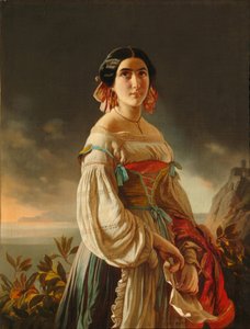 صورة للأميرة لينا جاجارينا ، 1847