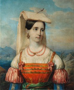 صورة صوفيا ميخائيلوفنا سولوجوب ، 1840