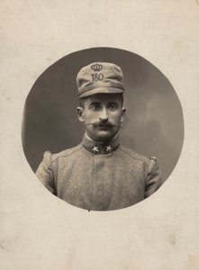 ألبوم "The GM R. Army (World War I)": جندي من الفوج 180 من الميليشيا الإقليمية (b / w photo) بواسطة بيساني بيساني