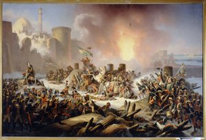 الحصار الثاني لقلعة Ochakov (أو Otchakiv ، في أوكرانيا) في ديسمبر 1788. (حصار قلعة Ochakov في ديسمبر 1788). حلقة من الحرب الروسية التركية (الروسية التركية) 1787-1792 ، القوات الروسية بقيادة الأمير غريغوري بو بواسطة المدرسة البولندية