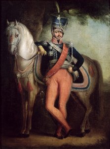 الأمير جوزيف أنطون بونياتوفسكي (1763-1813) على ظهر حصانه ، c.1800-13