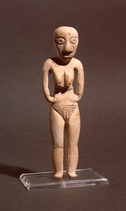 تمثال لامرأة عارية ، من العصر البداري أو العصر الحجري الحديث المبكر ، c.4000 قبل الميلاد