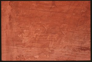 شخصيات بشرية (لوحة صخرية) بواسطة قبل التاريخ