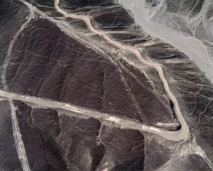 منظر جوي لخطوط نازكا (تصوير بواسطة عصور ما قبل التاريخ