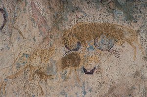 Wild animals (cave painting) بواسطة عصور ما قبل التاريخ