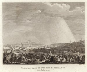 مخيم على Champ de Mars