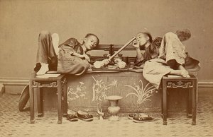 [مدخنو الأفيون] ، 1870. بواسطة بون لون