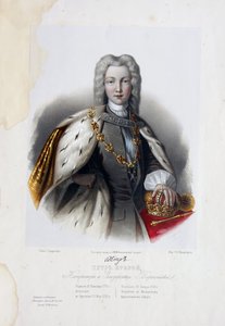 صورة القيصر بطرس الثاني لروسيا 1715-1730