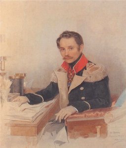 صورة ليوني فاسيليفيتش دوبلت 1792-1862 ، رئيس أركان سلاح الدرك ، 1834 بواسطة بيوتر فيودوروفيتش سوكولوف