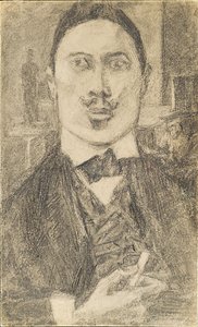 صورة الرسام نيكولاي سابونوف 1880-1912 ، 1912