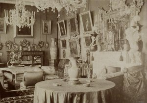 غرفة المعيشة في Pyotr Durnovo 'Dacha في بطرسبورغ ، 1880 بواسطة بيوتر بافلوفيتش دورنوفو