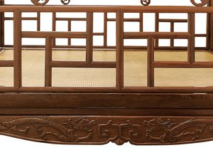 تفاصيل سرير Huanghuali المكون من ستة أعمدة ، أسرة Jiazichuang Qing (الخشب) (انظر أيضًا 469034) بواسطة اسرة تشينغ الصينية