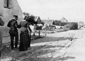 الهبوط في سكاجين ، الدنمارك ، 1908. بواسطة الملكة الكسندرا