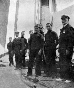 على متن اليخت بريتانيا ، 1908