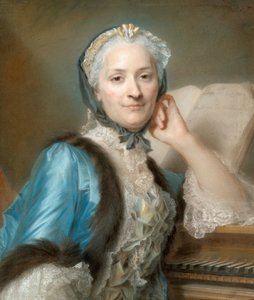 صورة للسيدة آن جين كاسانيا دي موندونفيل ، ولدت بوكون (1708-1780) بواسطة كوينتين دي لاتور