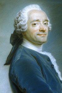 كوينتين لاتور (1704-1788) - صورة شخصية على الدانتيل المزركش، حوالي عام 1751 (باستيل) بواسطة كوينتين دي لاتور