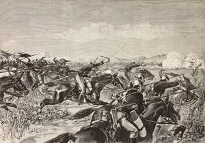 Savoy Cavalry Regiment charging, September 10 بواسطة كوينتو سيني