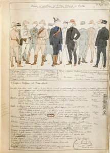 Uniforms of Royal Corp of Colonial troops of Kingdom of Italy in Eritrea, color plate by Quinto Cenni بواسطة كوينتو سيني