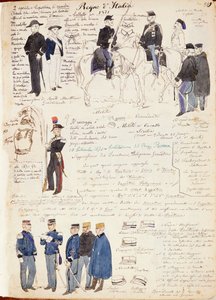 Various uniforms of Kingdom of Italy by Quinto Cenni, color plate بواسطة كوينتو سيني