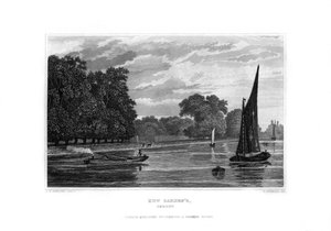 حدائق كيو ، لندن ، 1829.
