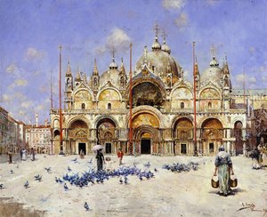 سان ماركو ، البندقية ، 1883 بواسطة رافائيل سينيت