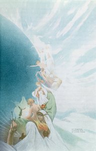 تعليم الآخرة والإلهام ، توضيح لنص بقلم غوستاف فلوبير (1821-1880) من مختارات Nos Invisibles بقلم تشارلز دورينو ، باريس 1907 بواسطة Raffaele Mainella