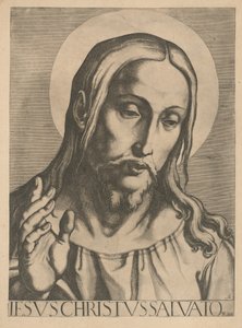 تمثال نصفي للمسيح بواسطة Raffaello Schiaminossi