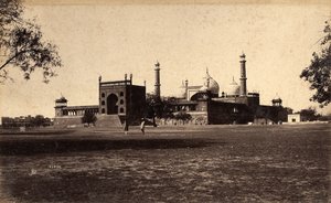 مسجد جامع ، دلهي ، 1886 بواسطة رجاء الدين ديال