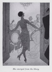 رسم توضيحي لـ "But Gentlemen Marry Brunettes" لأنيتا لوس (ليتو) بواسطة رالف بارتون