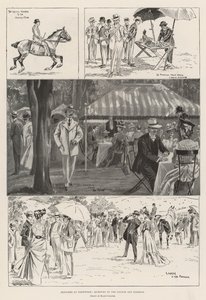 اسكتشات في Goodwood ، Humours of the Course و Paddock