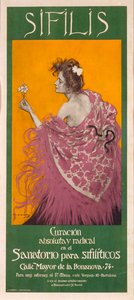 الزهري (ملصق) - عمل رامون كاساس (1866-1932) - 1900 - الطباعة الحجرية الملونة - 80x34.3 - متحف كاتالونيا الوطني للفنون ، برشلونة بواسطة رامون كاساس