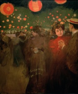 حفلة الهواء الطلق ، 1901-02 (زيت على قماش) بواسطة رامون كاساس إي كاربو
