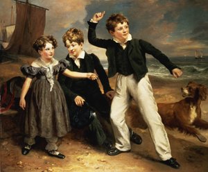 صورة جماعية لروبرت وجيمس وماري سارة ، والأطفال الثلاثة لجيمس غرينهالغ ، 1830