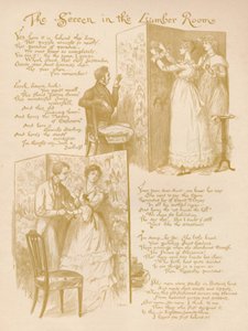 الشاشة في غرفة الخشب ، 1886 بواسطة راندولف كالديكوت
