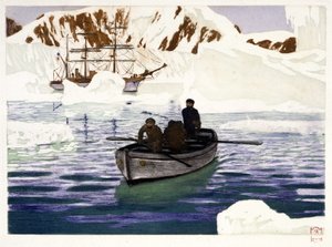 شاركو وطاقم لماذا با أو بول - رسم دوغاردييه في "Les belles cruisières francaises" لبول تشاك ، Librairie de la Revue Française ، باريس بواسطة راؤول دوجاردييه