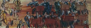 الأوركسترا، لراؤول دوفي (1877-1953). فرنسا، القرن العشرين. بواسطة راؤول دوفي