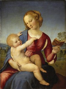 مادونا كولونا - رافائيل (Raffaello Sanzio 1483-1520) - 1508 - زيت على خشب - 78،9x58،2 - Staatliche Museen ، برلين بواسطة رافائيل