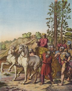 أصبح هيرودس العظيم ملكًا على يهودا باعتباره تابعًا للرومان (لون ليثو) بواسطة بعد رافائيل