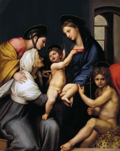 مادونا من عفريت ، 1513-1514. بواسطة رافائيل