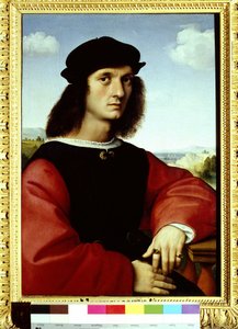 بورتريه د "Agnolo Doni ، 1505-1506 لوحة بواسطة رافائيل