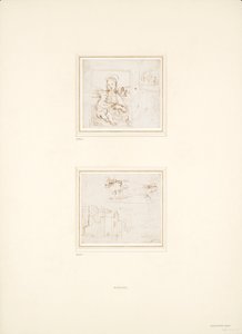 رسمان منفصلان للمناظر الطبيعية ، 1500-1504 بواسطة رافائيل
