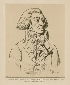 لويس ميشيل لو بيليتييه ، نائب المؤتمر الوطني ، 1793 بواسطة رافائيل جاكيمين