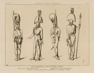 الرماة والضباط الروس ، 1801 بواسطة رافائيل جاكيمين