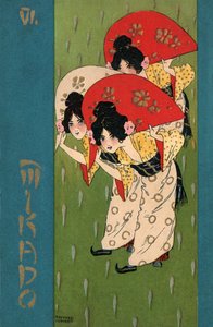 جيشا، حوالي عام 1900 (رسم توضيحي)