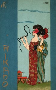 غيشا، حوالي عام 1900 (رسم توضيحي)