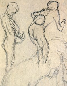 دراسة عارية ، ج. 1905 (رسم)