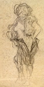 دراسة عارية ، ج. 1905 (رسم)