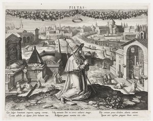 Pietas كتجسيد للتقوى بيتا (العنوان على الكائن) المهن الرئيسية للأمير (عنوان السلسلة) المخطط ، مبدأ منظار SEU (عنوان السلسلة) بواسطة جان فان دير سترايت